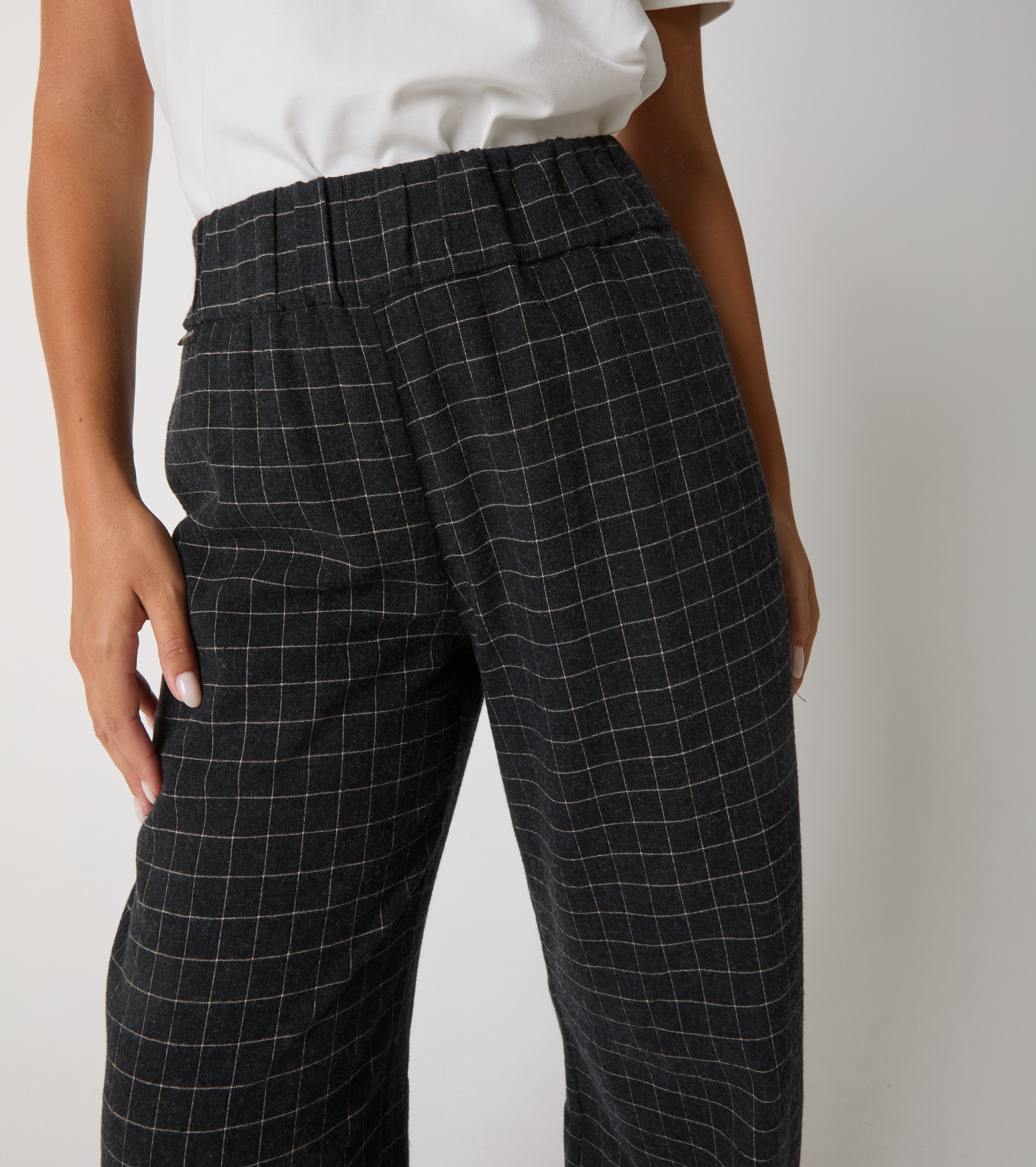 Ternede bukser i flannel
