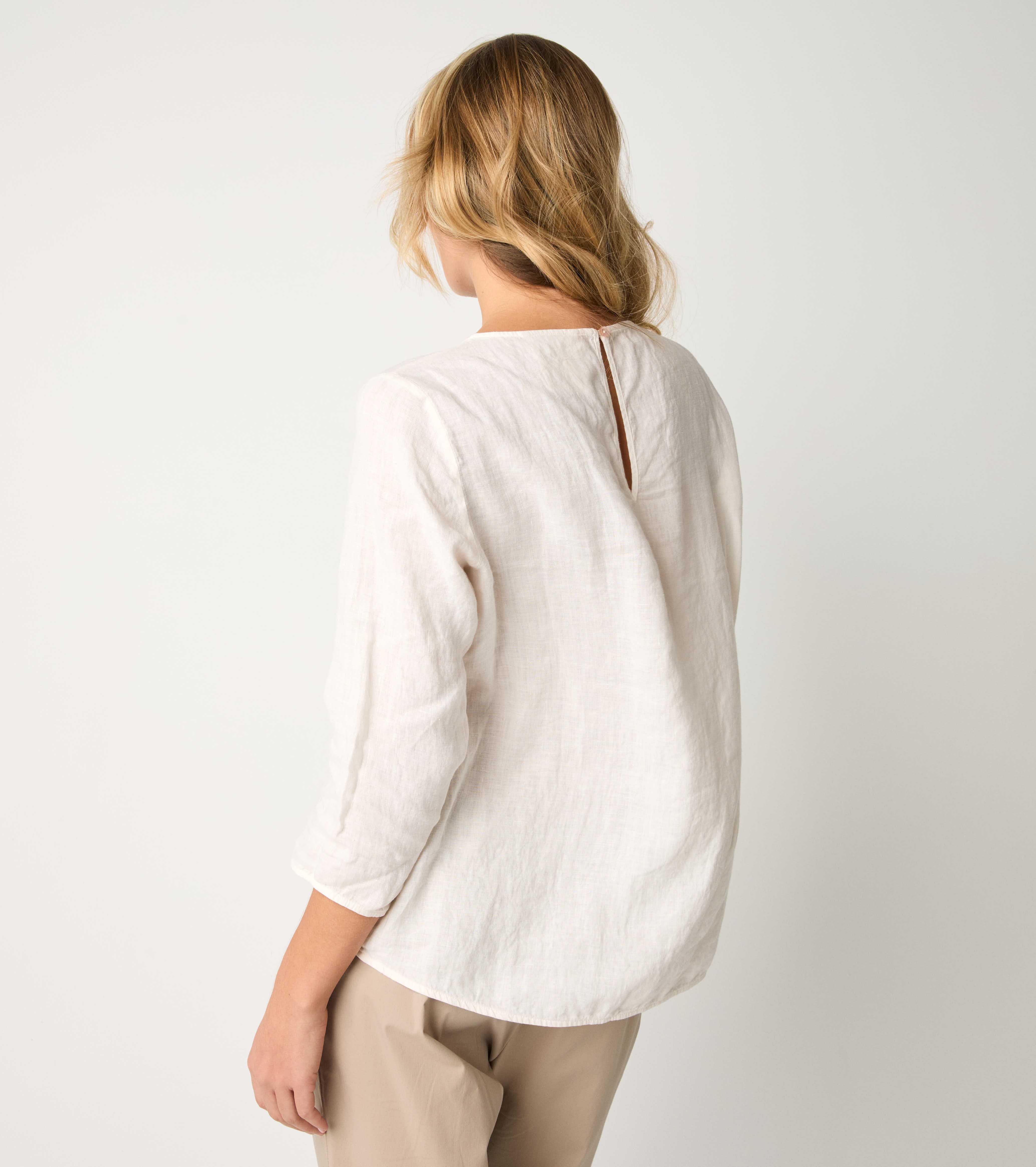 Blusa con rouches salina