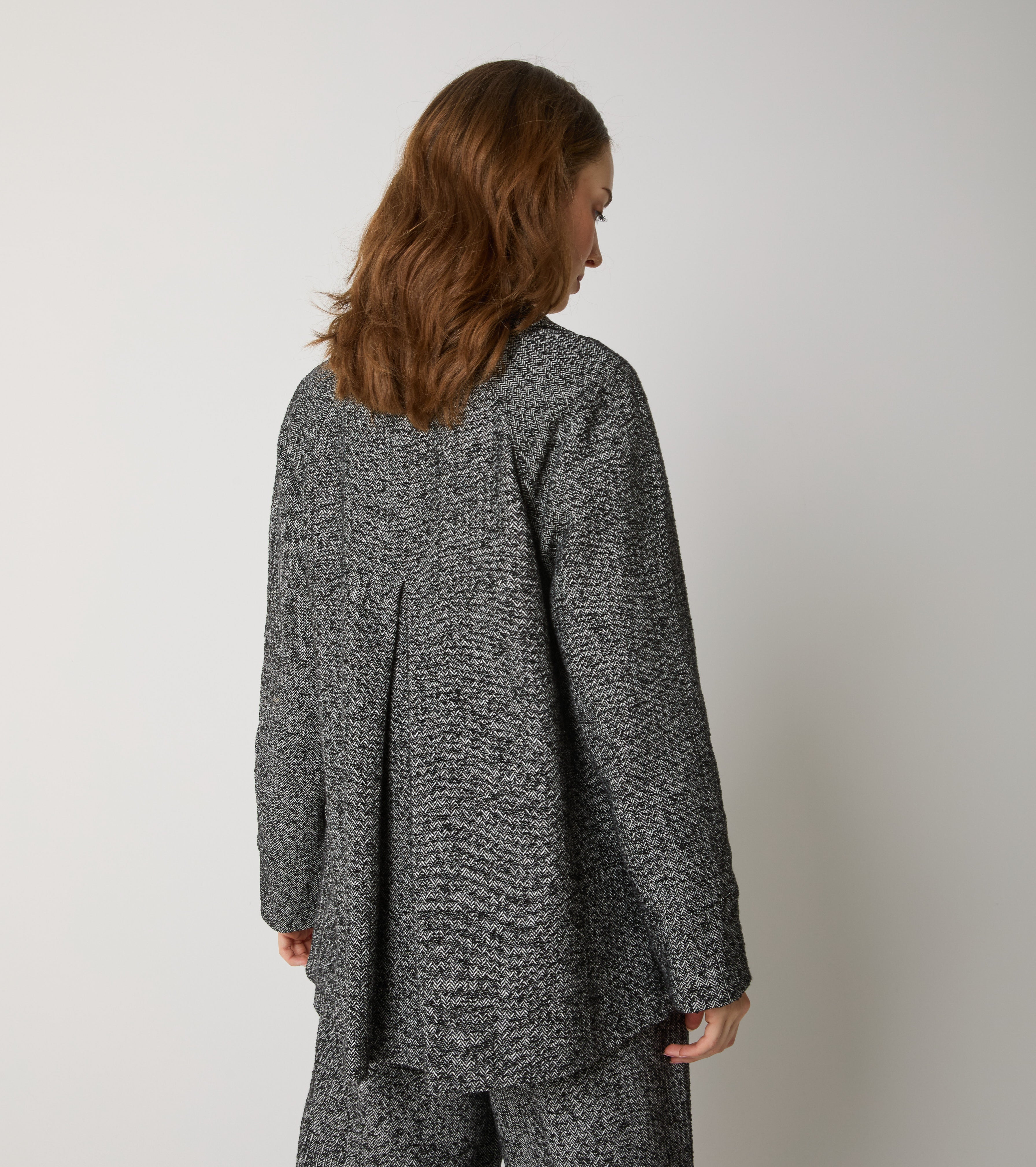Giacca in cotone chevron