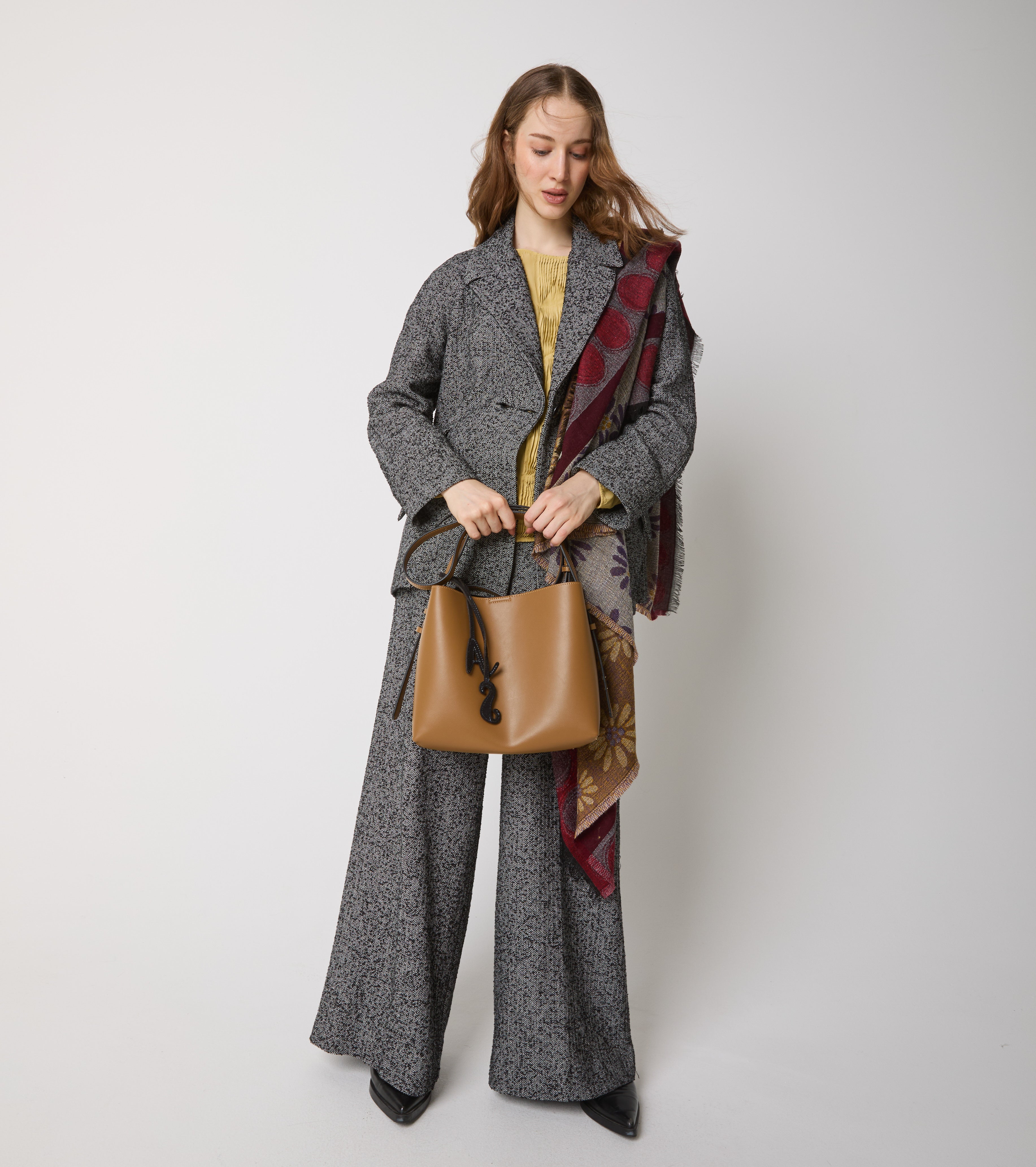 Giacca in cotone chevron
