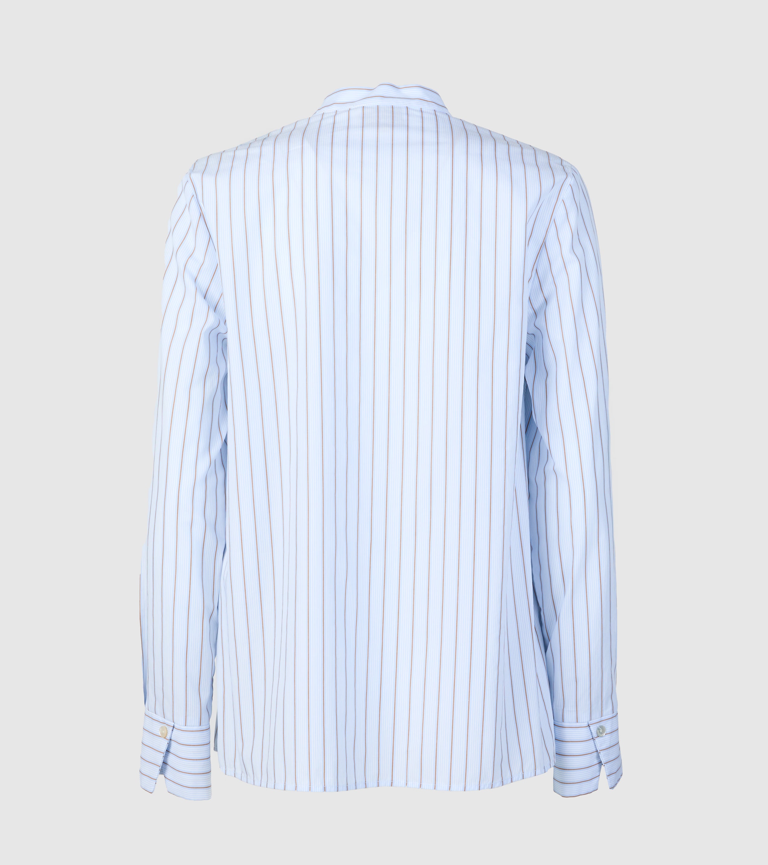 Striped Shirt with Ruffles