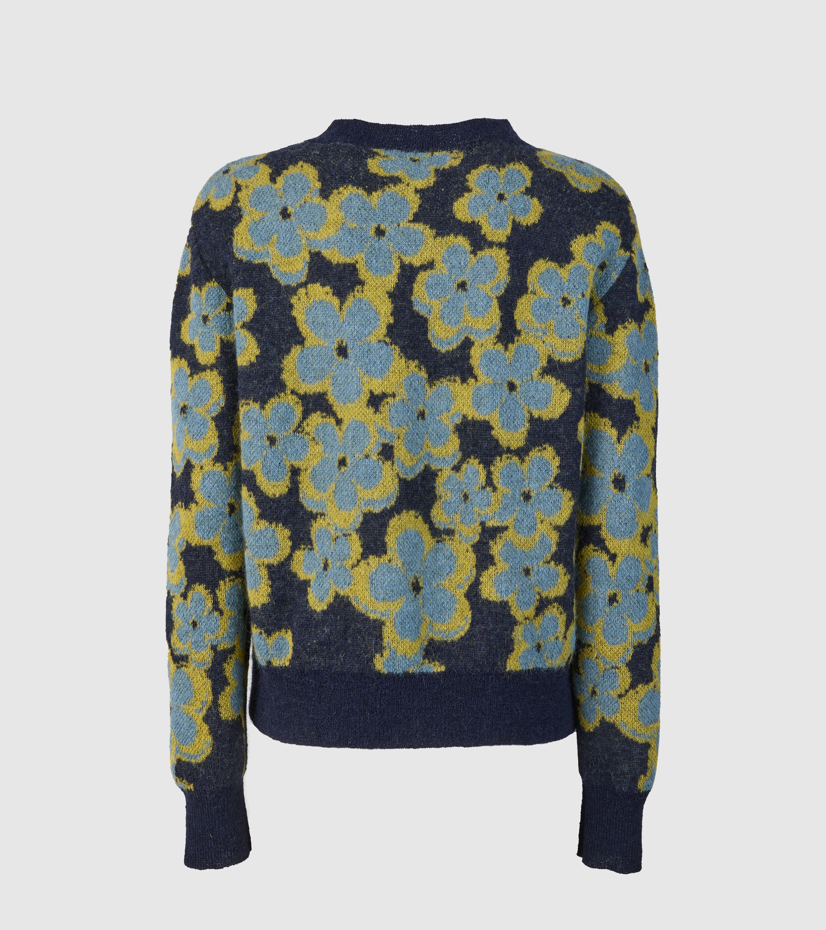 Maglia in alpaca jacquard