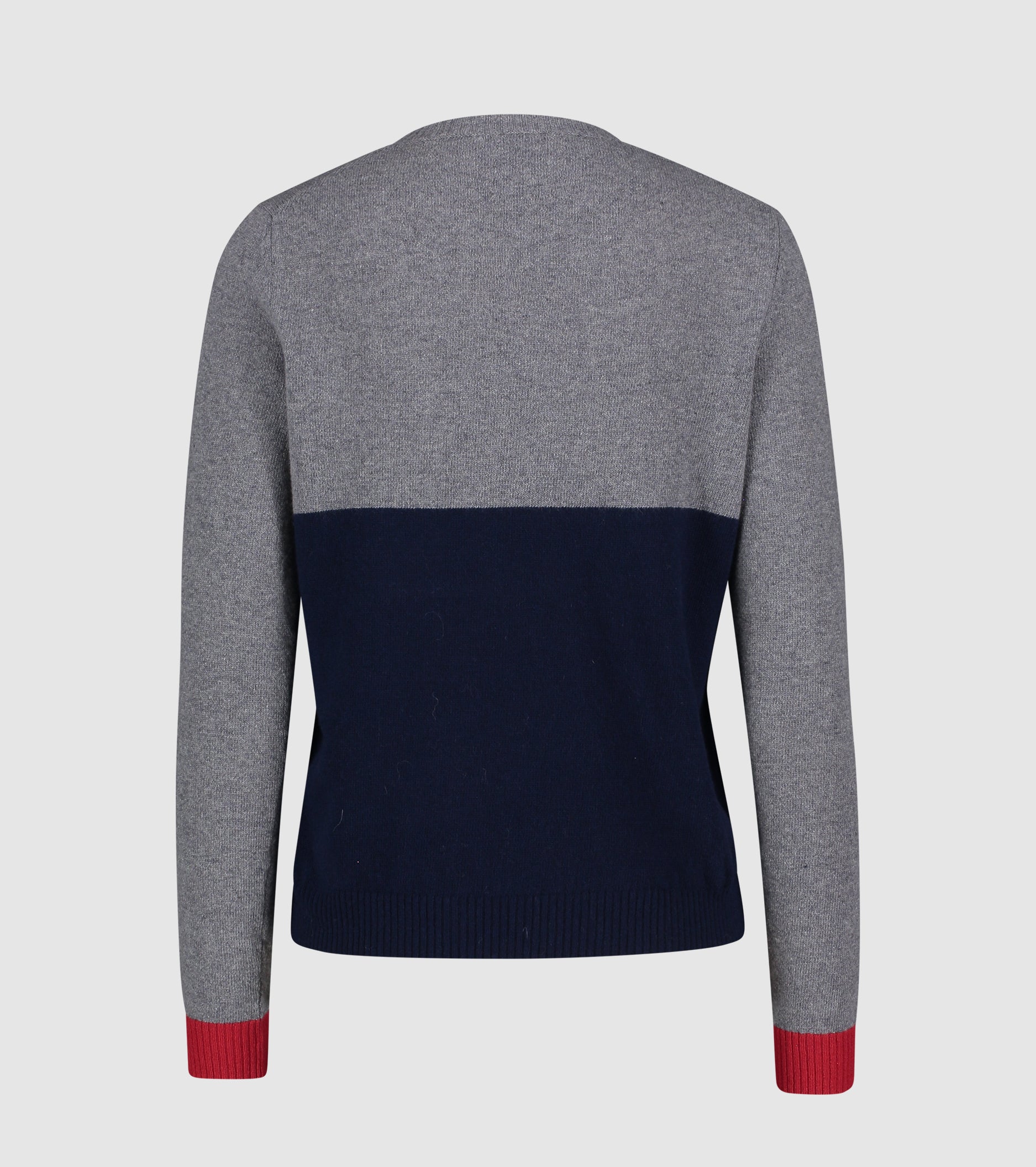 Maglia girocollo in lana e cashmere con lettering