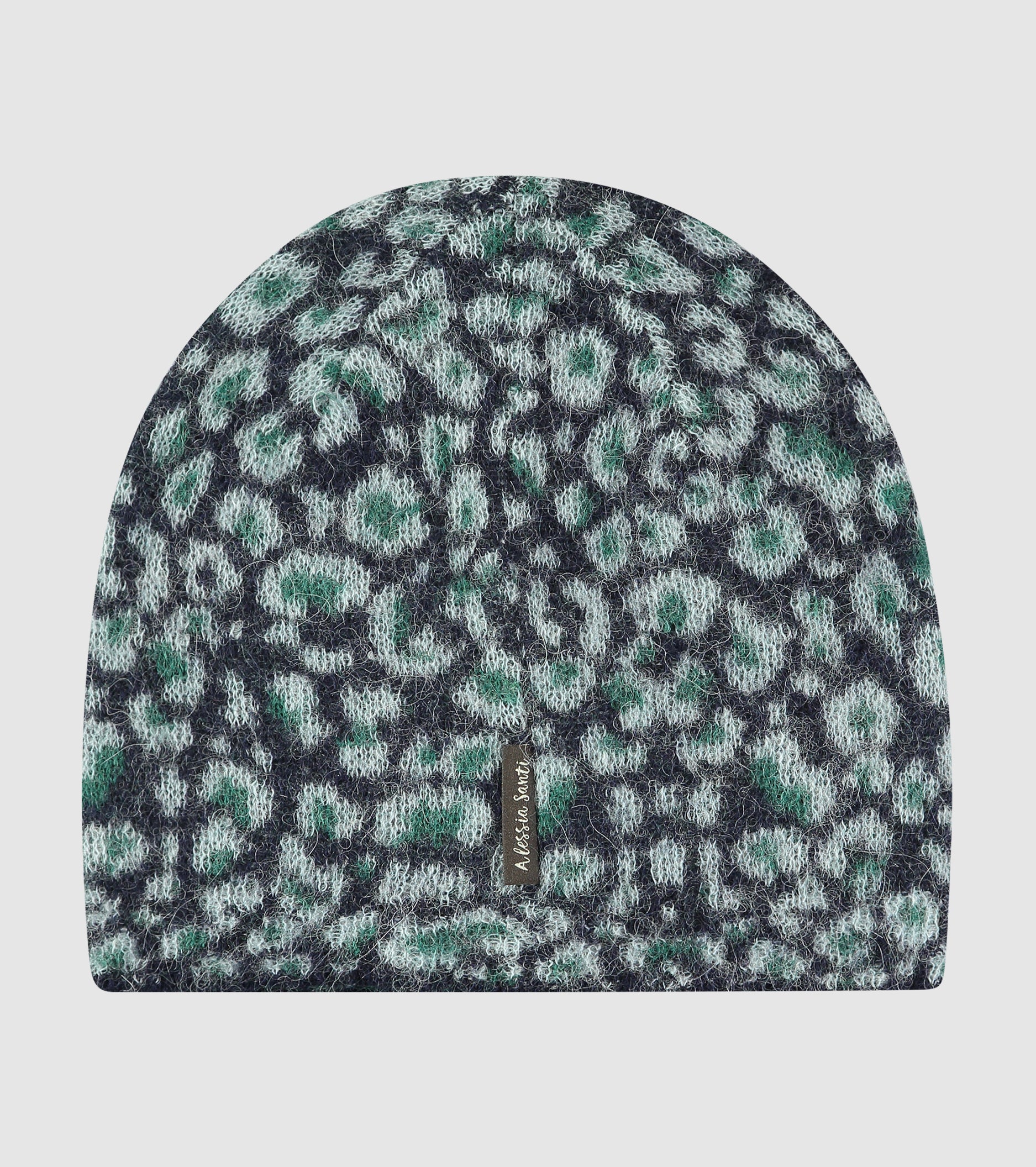 Berretto beanie in alpaca jacquard
