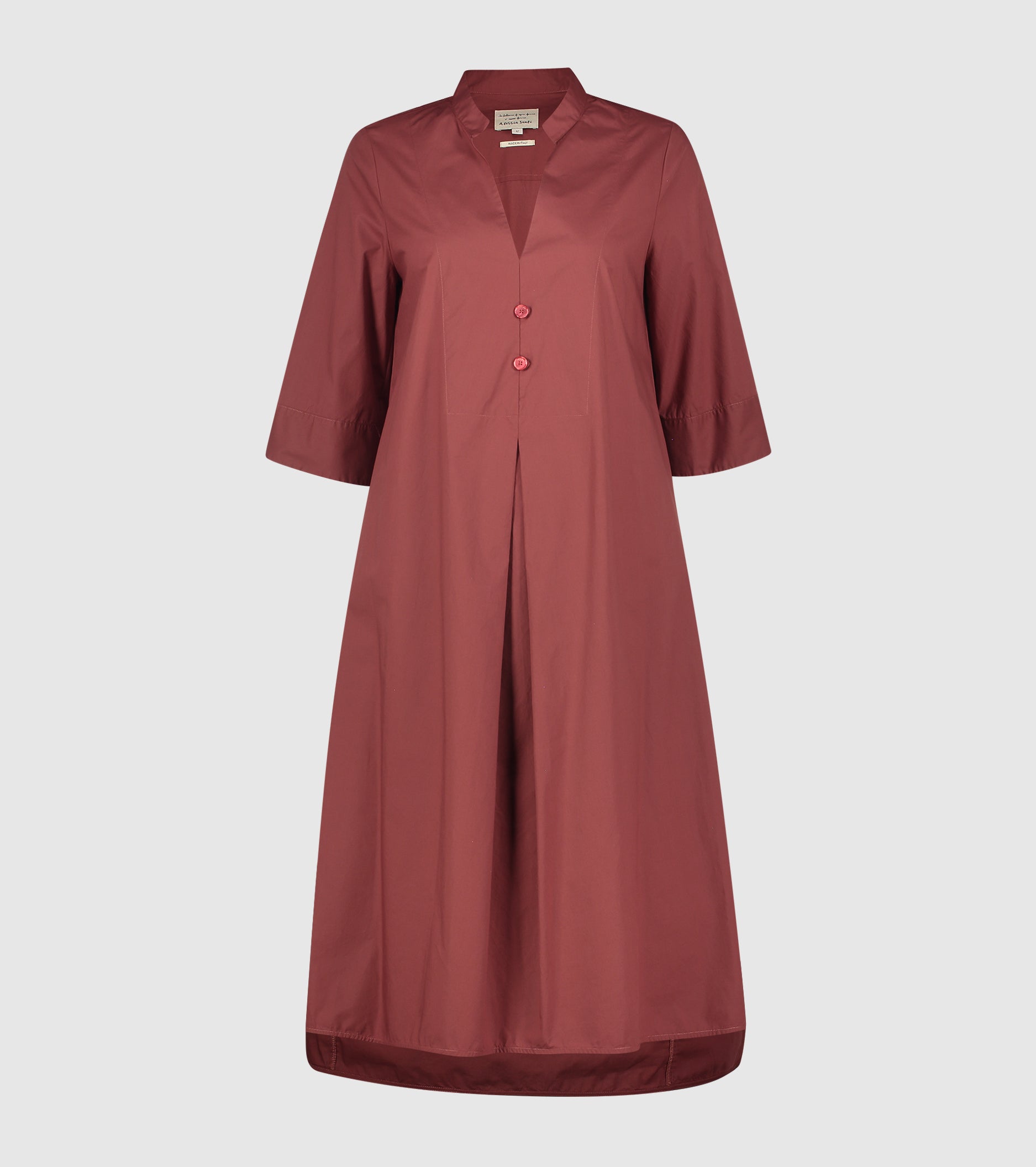 Jam V-neck cotton dress
