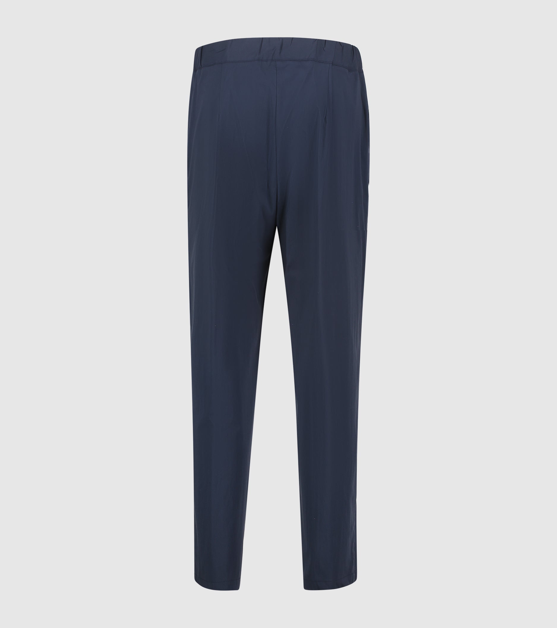 Cotton trousers with blue elastic