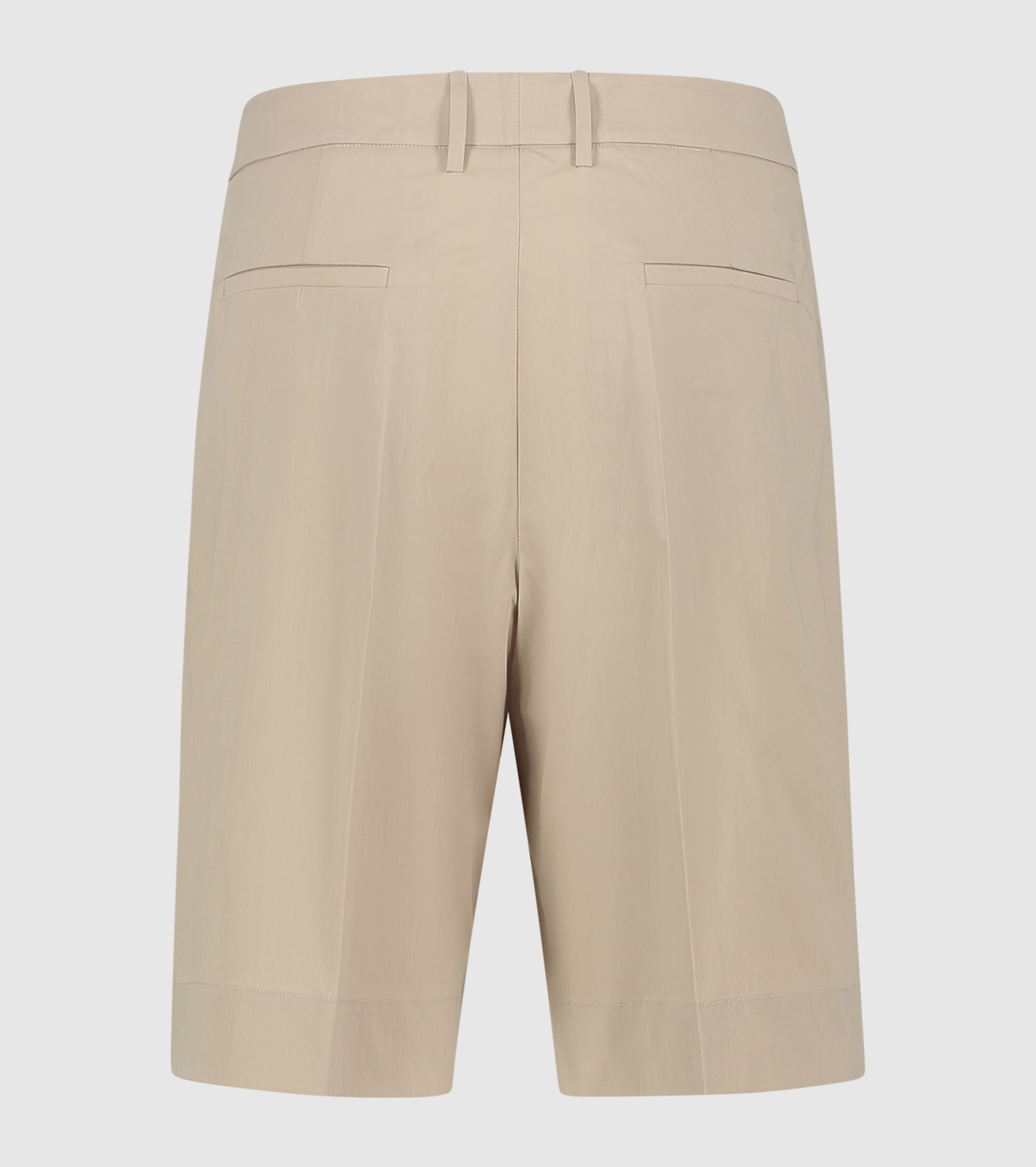 Bermuda in cotone con pinces gres