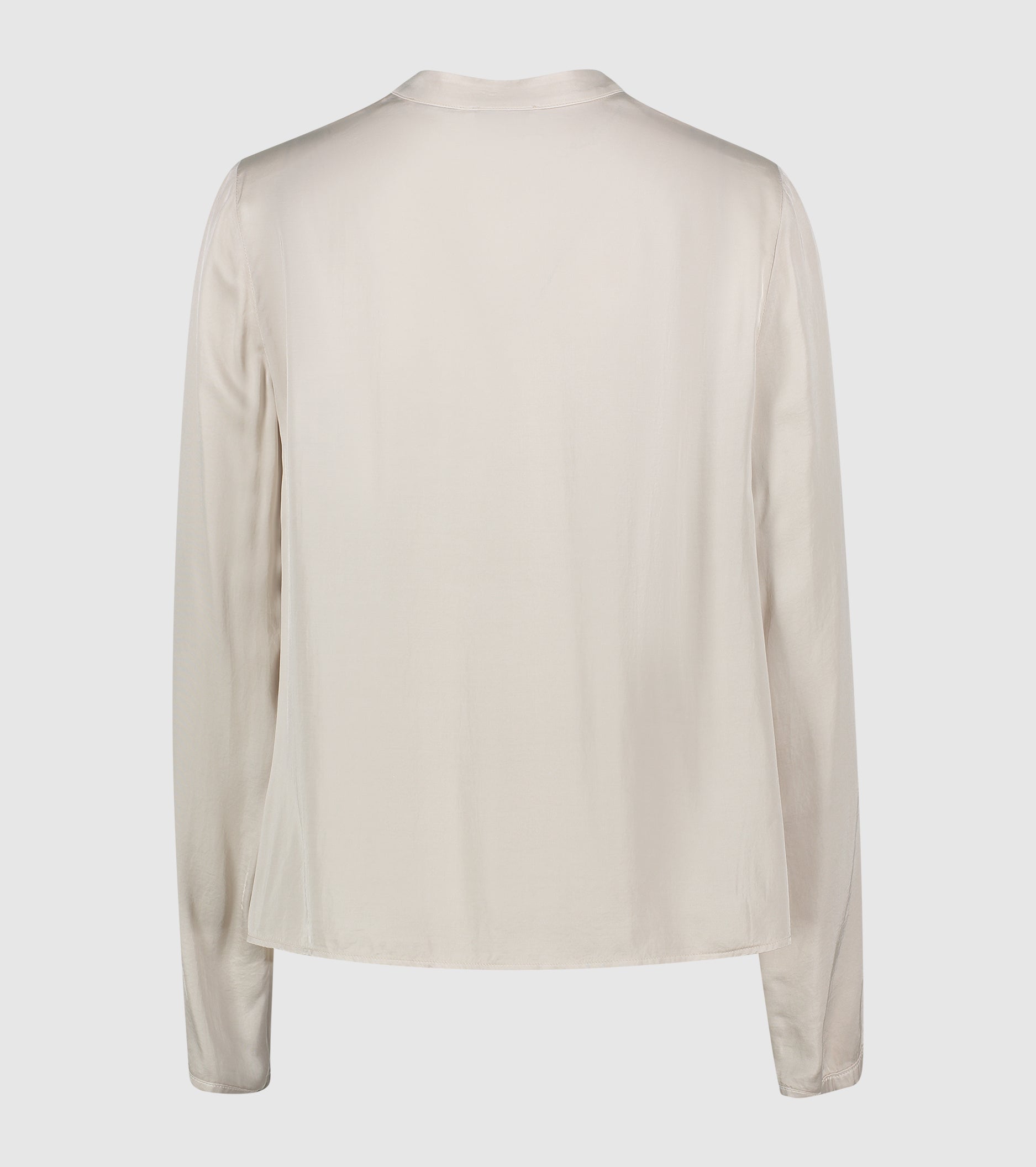 Blusa con volant e maniche lunghe luna