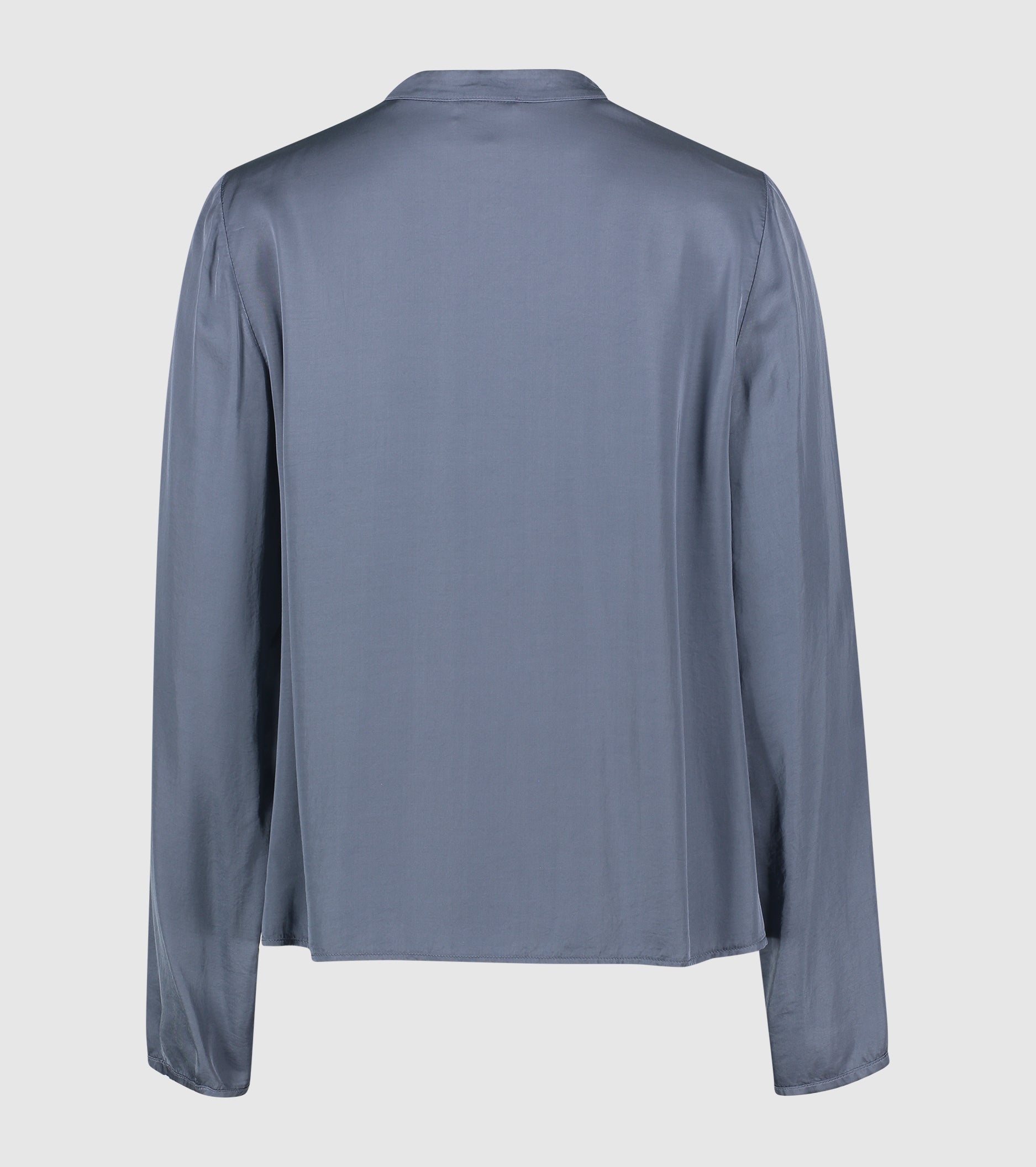 Blusa con volant e maniche lunghe selce
