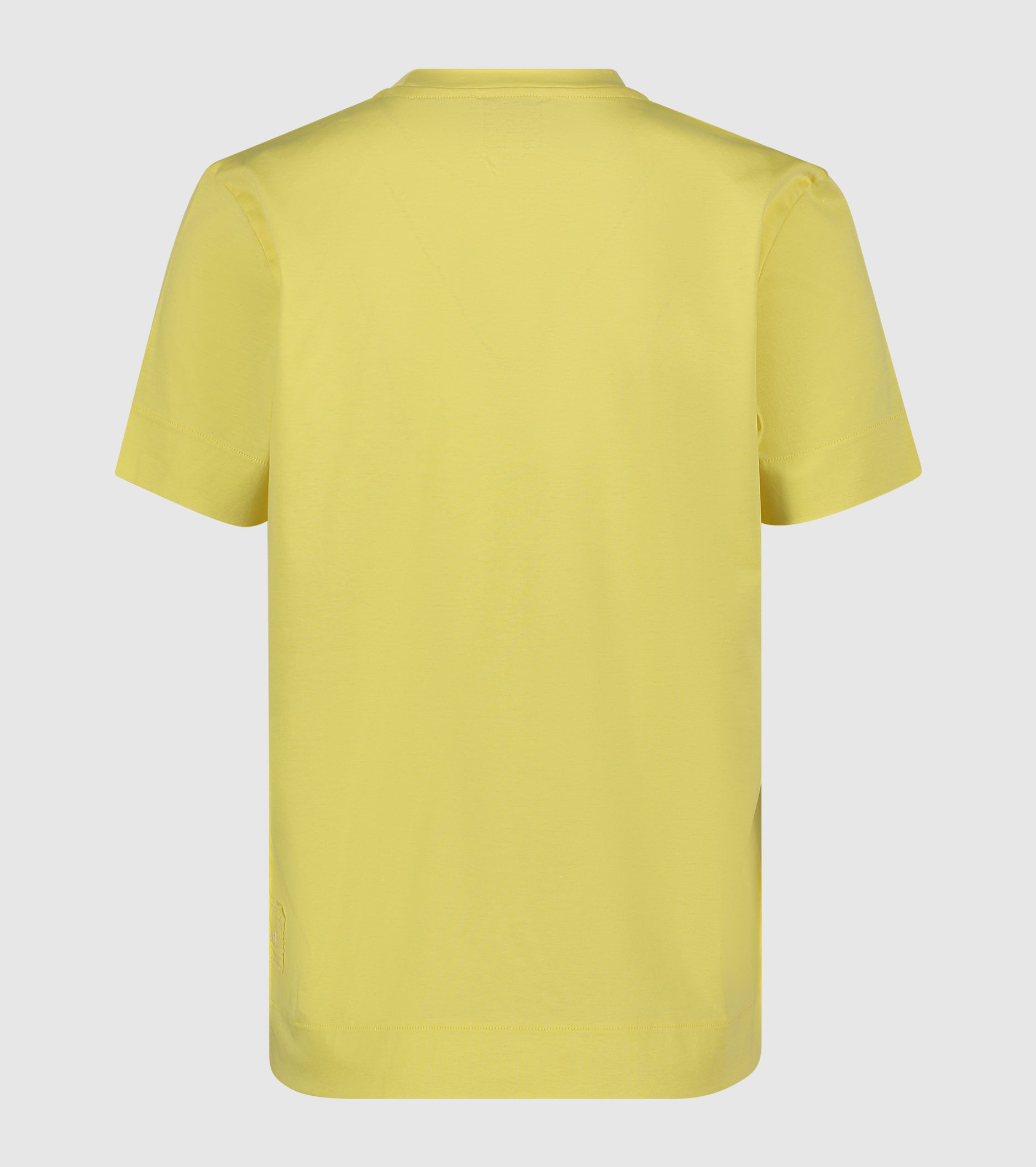 Crew-neck T-shirt with pineapple logo patch